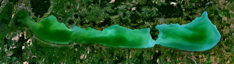 1280px Satellite Image of Lake Balaton